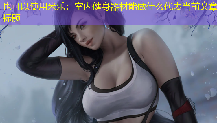 室内健身器材能做什么